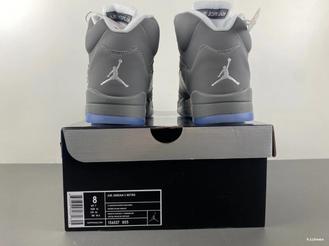 Cheap 136027-005 Grey Retro Wolf 5 Jordan Air 0806